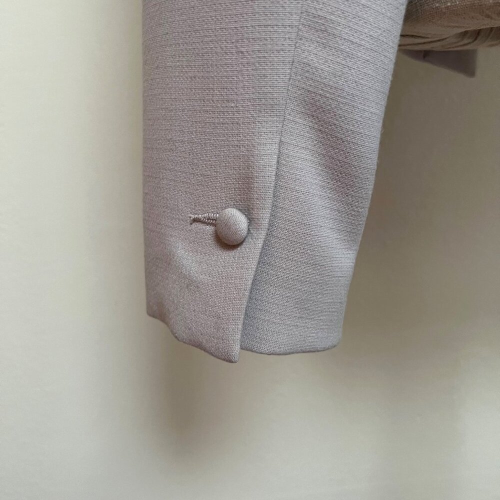 H&M Long Sleeve Light Beige Taupe Cropped Blazer Size 12 - Picture 10 of 10